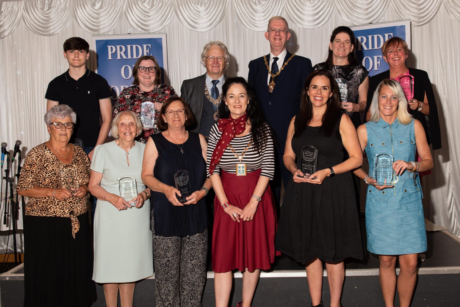 Pride Of Formby Award Winners and Presenters