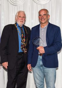 Dave Elliott, Volunteer of the Year, and Cllr Dave Irving
