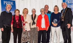 Formby UKE 3A Group, Fundraiser of the Year, and Cllr Dave Irving