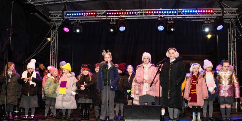 Freshfield Primary School Performing on stage