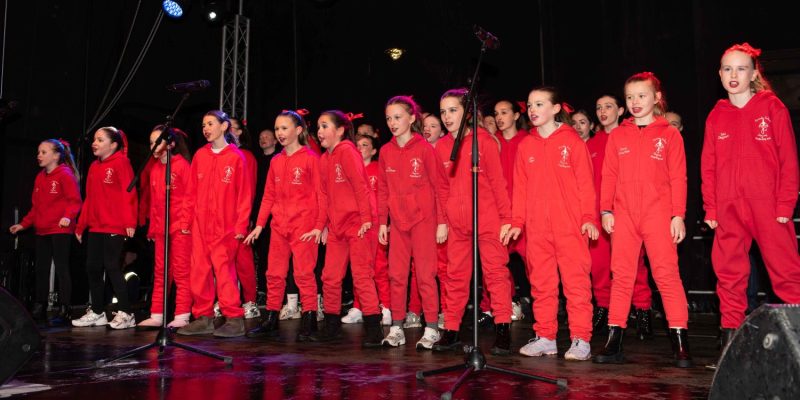 Formby School of Dance performing on Stage