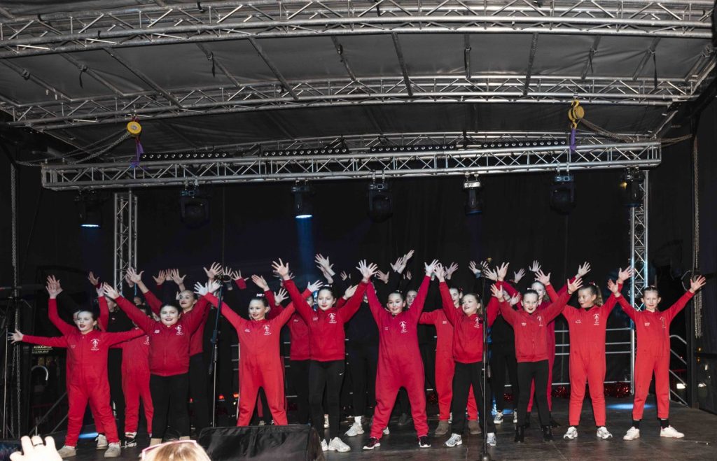 Formby School of Dance performing on stage