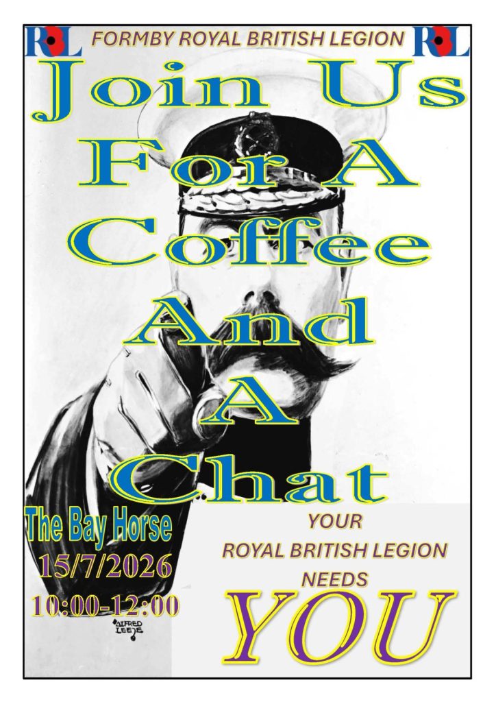 Poster - Join us for a coffee and a chat at The Bay Horse 15 July 2026 10am - 12pm